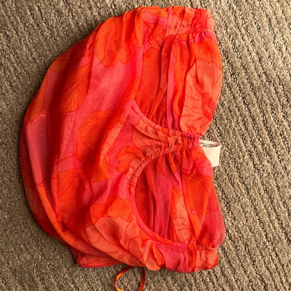 Zara flora corset top